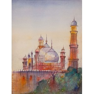 Mudeeha Ali, 10 x 14 Inch, Water Color On Paper, AC-MALI-005